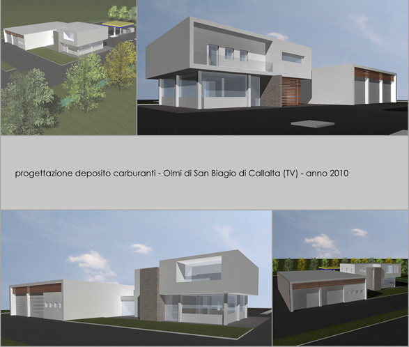 progettazione desposito carburanti - Olmi di San Biagio di Callalta - anno 2010